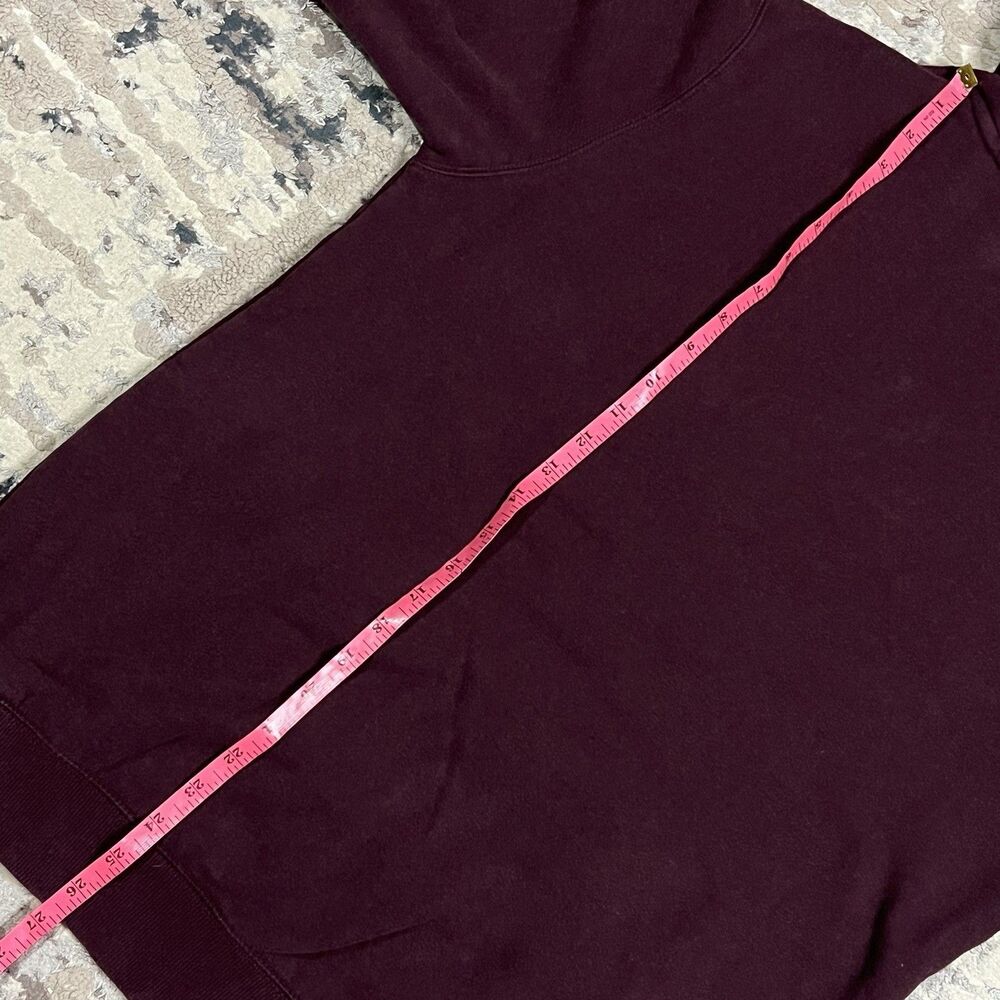 VORTEX Core Logo Hoodie Mens Small Maroon Sweatshirt Pocket Hunting - Picture 9 of 10